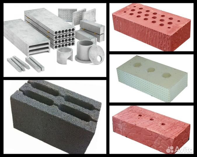 Кирпич керамический одинарный и полуторный