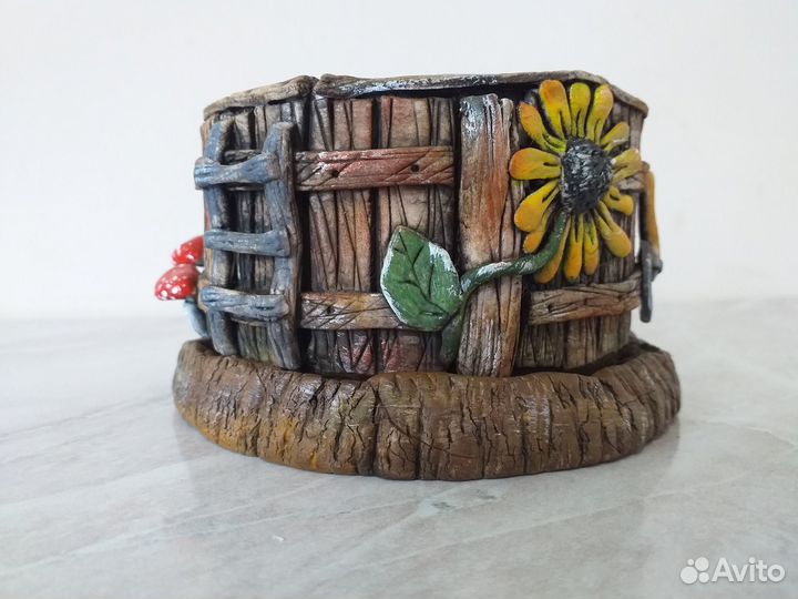 Горшочек сувенирный. Для цветов. №2