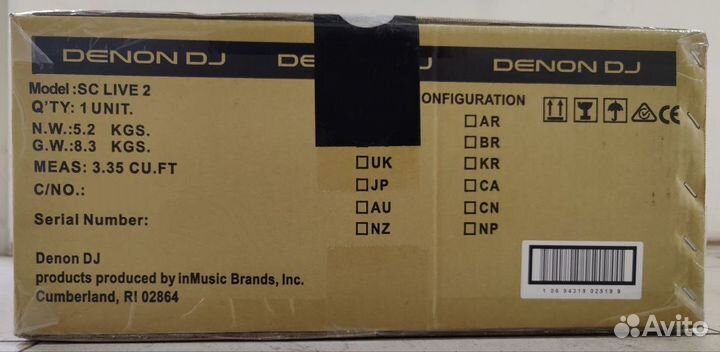 Контроллер Denon DJ SC live 2