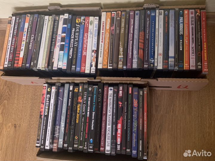 DVD диски музыкальные зарубежные