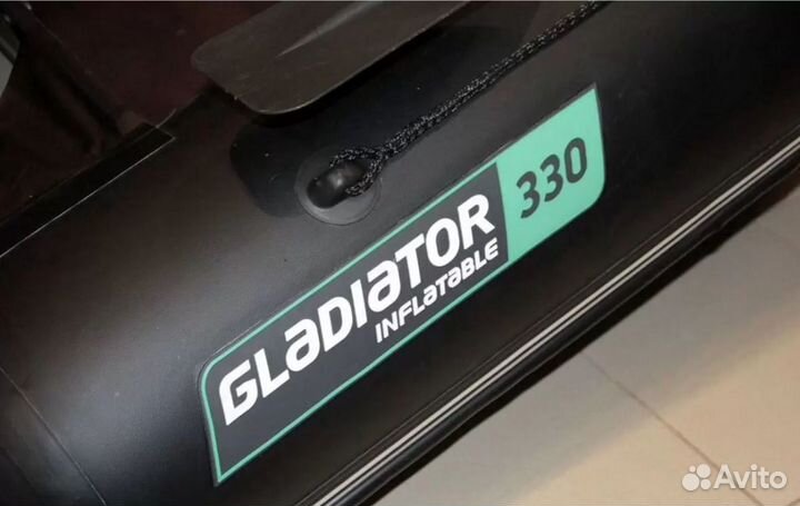 Лодка пвх Gladiator B330 красно-черный