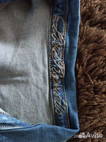 Джинсовый комбинезон