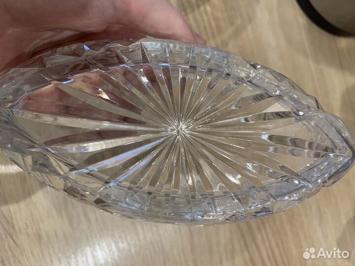 Конфетница СССР хрусталь