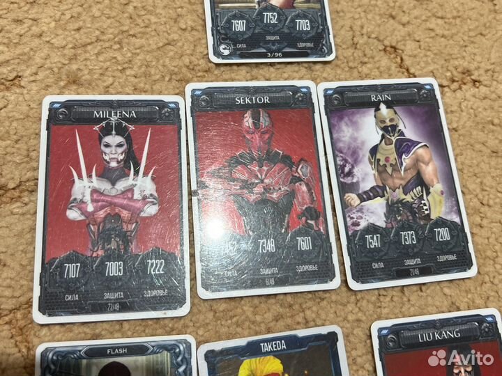 Коллекционные карточки лимитные MC №7,8,9