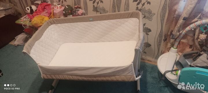 Детская приставная кроватка Nuovita