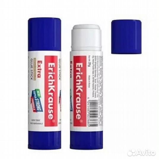 Клей карандаш erich krause 21 грамм 2 шт