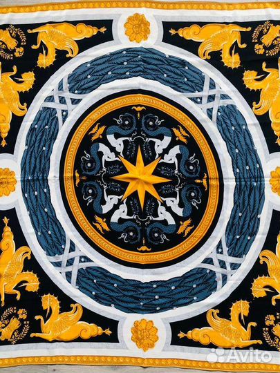 Шёлковый платок винтаж