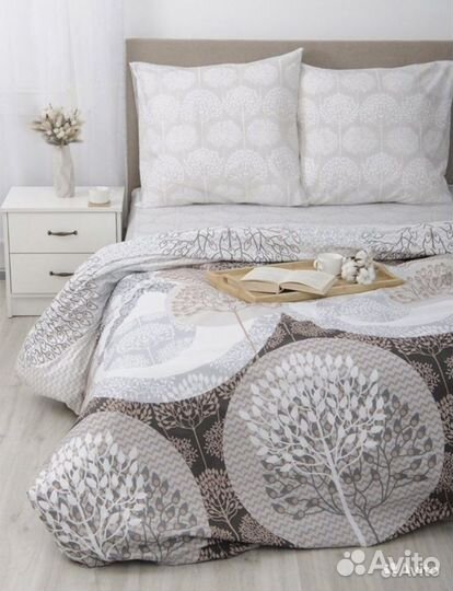 Белье постельное семейное новое