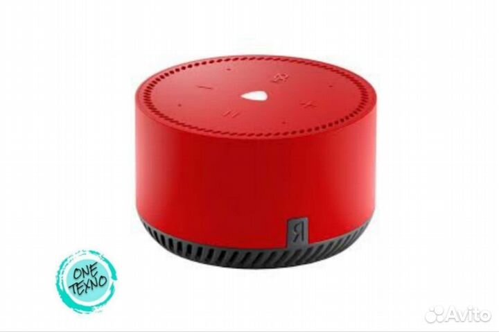 Умная колонка Яндекс Станция Лайт красный