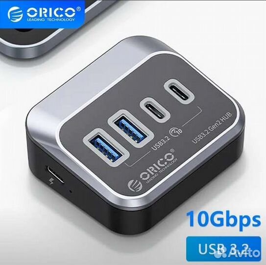 Orico Док-станция USB 3.2 HUB Type-C USB A до 10G