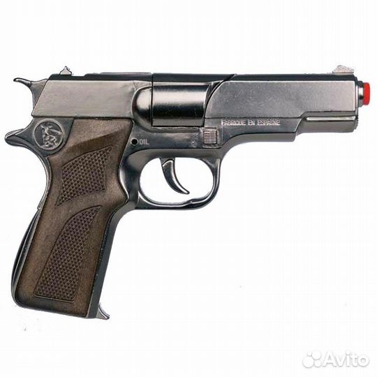 125/0 Детский пистолет Police на 8 пистонов, метал