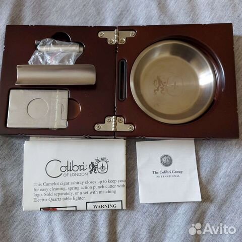 Набор, пепельница Colibri