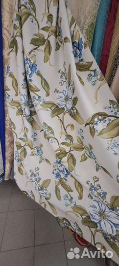 Штора на окно плотная двухсторонняя