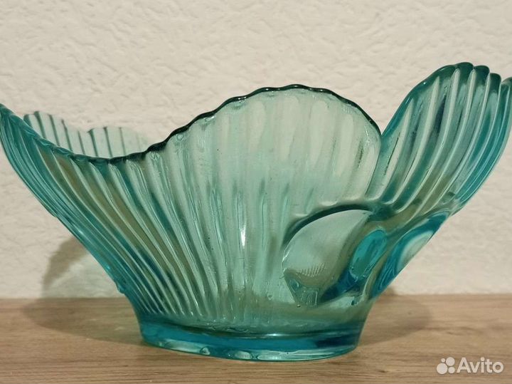 Ваза для фруктов стекло СССР
