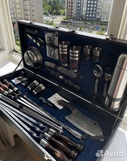 Шашлычный набор в кейсе