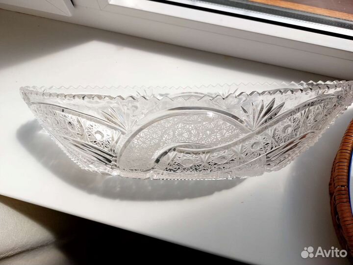 Салатник хрустальный СССР