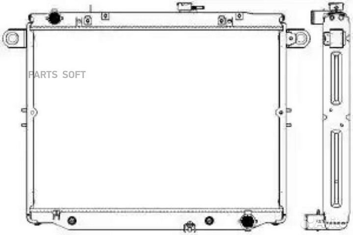 Радиатор охлаждения Лексус LX470 4.7 98