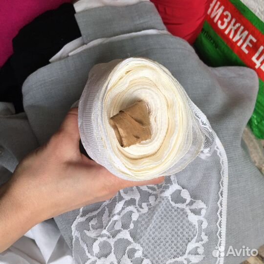 Кружево белое СССР для рукоделия