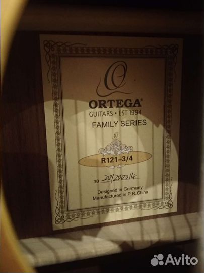 Классическая гитара Ortega R121-3/4 Family series