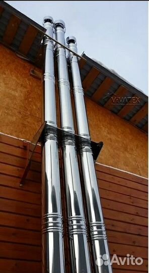 Изготовление труб сэндвич моно дымоход воздуховод