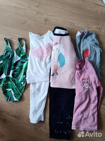 Вещи пакетом для девочки размер 92-104