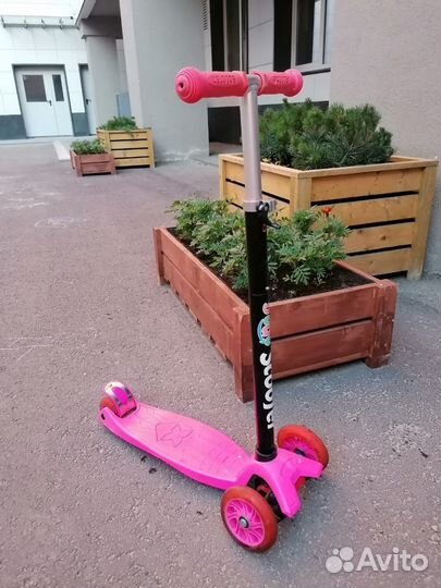 Самокат детский трехколесный бу