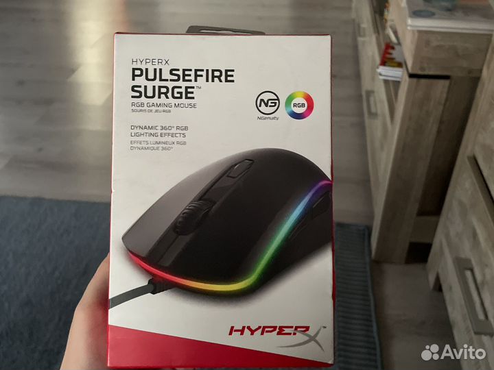 Игровая мышь hyper x pulsefire surge