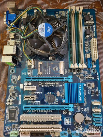 Процессоры i5 3470, материнская плата, ddr 3 8gb
