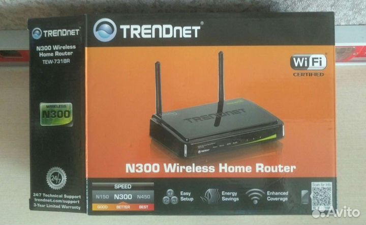 Wi-Fi роутер N300 TEW-731BR