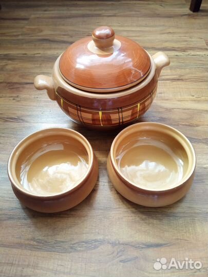 Горшок для запекания 2 литра