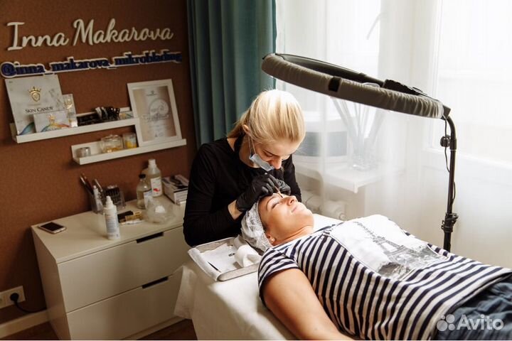 Перманентный макияж микроблейдинг PhiBrows татуаж