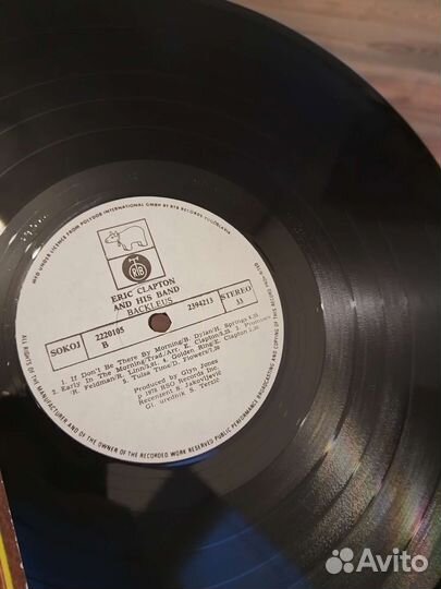 Пластинка Eric Clapton