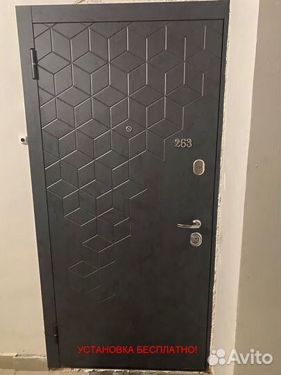 Дверь входная в квартиру с установкой