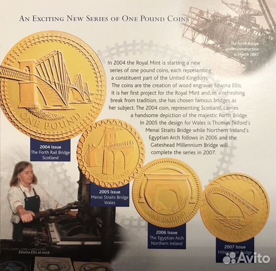 Памятная коллекция монет 2004 г. (Англия)