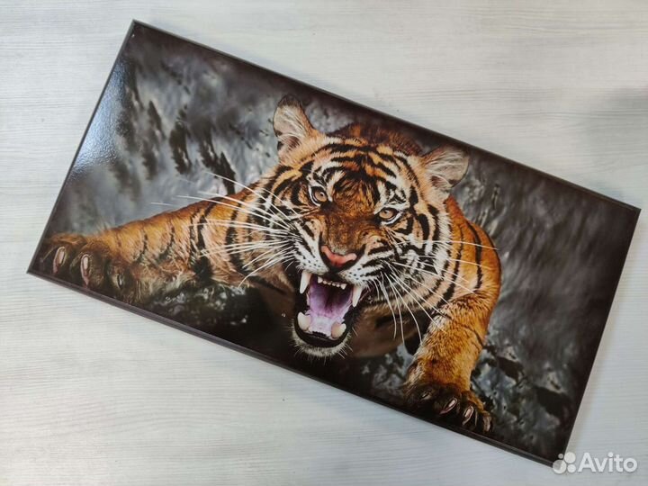 Нарды деревянные оскал тигра большие