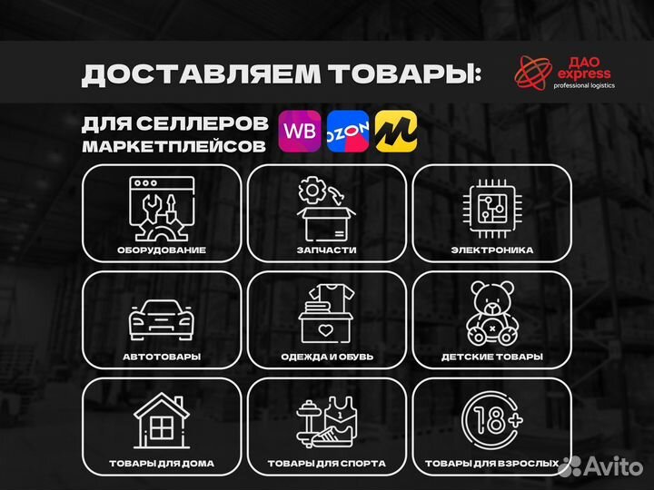 Доставка товаров из Китая