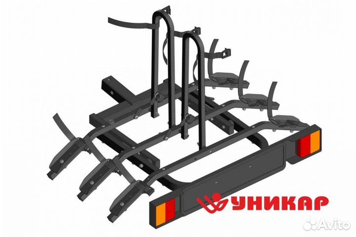 Велокрепление велоплатформа под квадрат