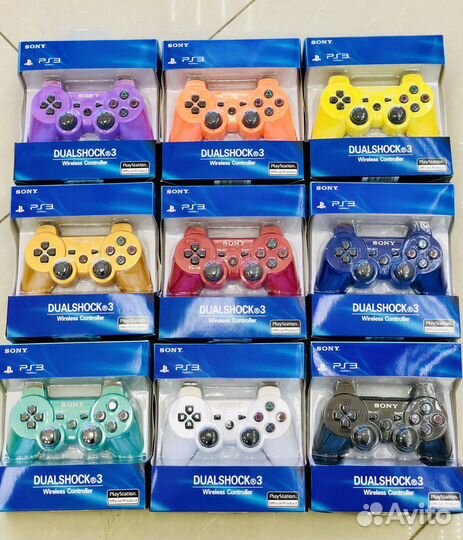 Джойстик для Sony PlayStation 3 DualShock 3 blue