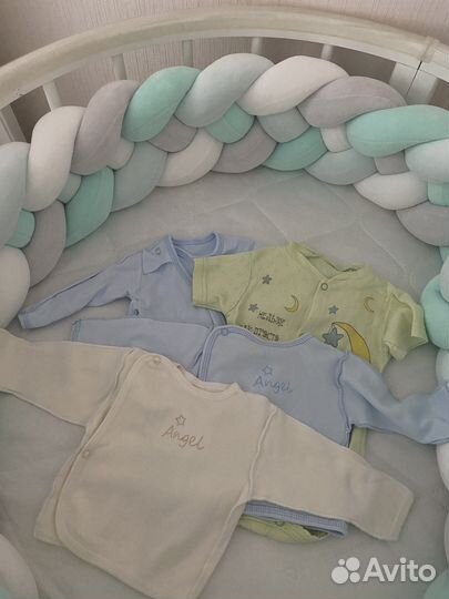 Бортик коса в кроватку