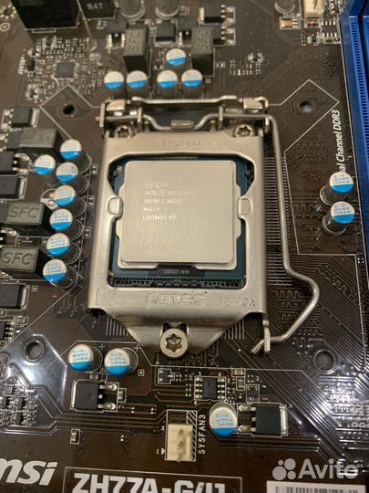 Материнская плата msi zh77a-g41 полурабочая