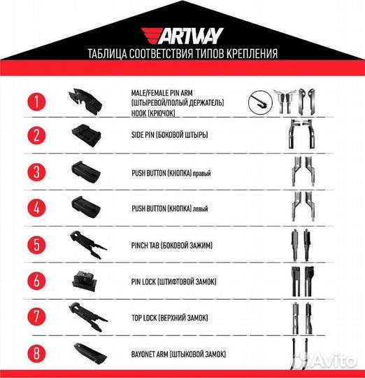 Щетки стеклоочистителя Mazda 323 Hatchback BJ 06.98-05.04