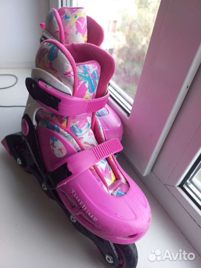 Роликовые коньки детские раздвижные