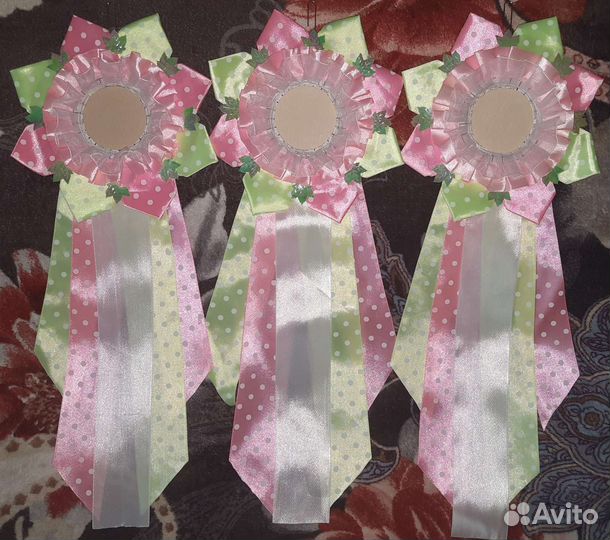 Наградные розетки на выставку собак