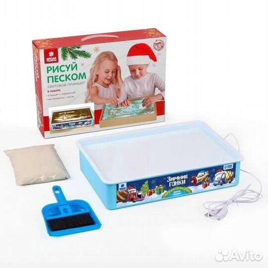 Планшет с подсветкой для рисования песком