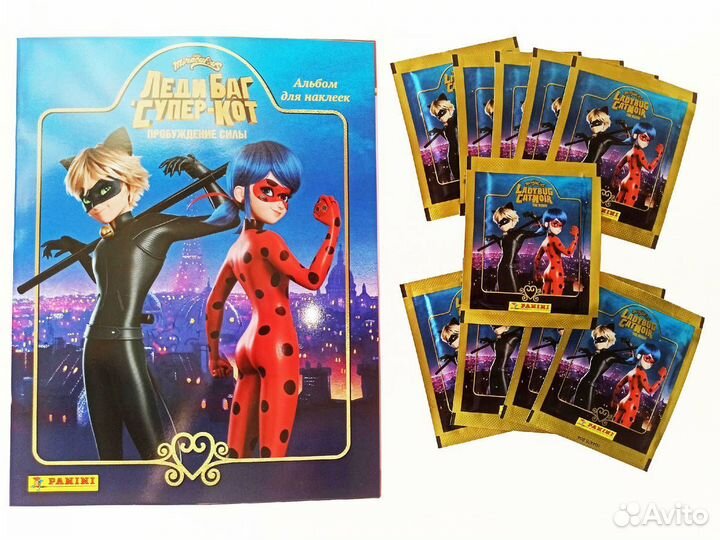 Наклейки panini Леди баг и Супер Кот 2023г