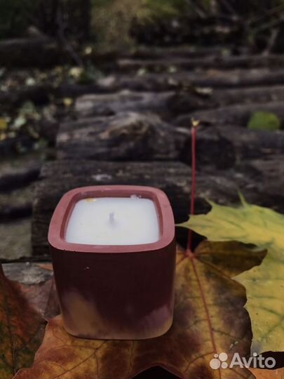 Ароматическая свеча ручной работы