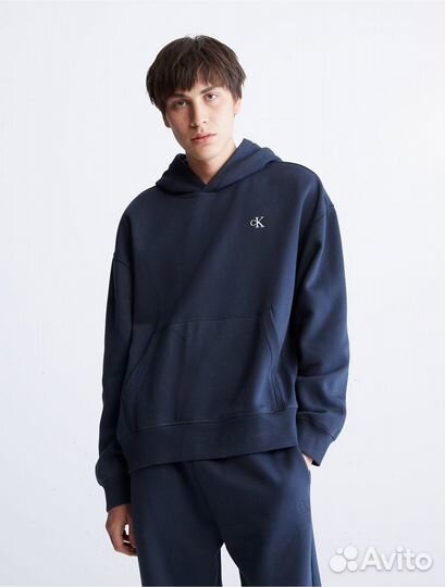 Худи Calvin Klein Relaxed Fit Archive Logo Fleece