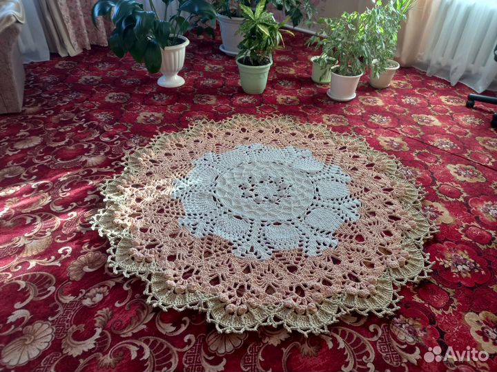 Ковер из полиэфирного шнура