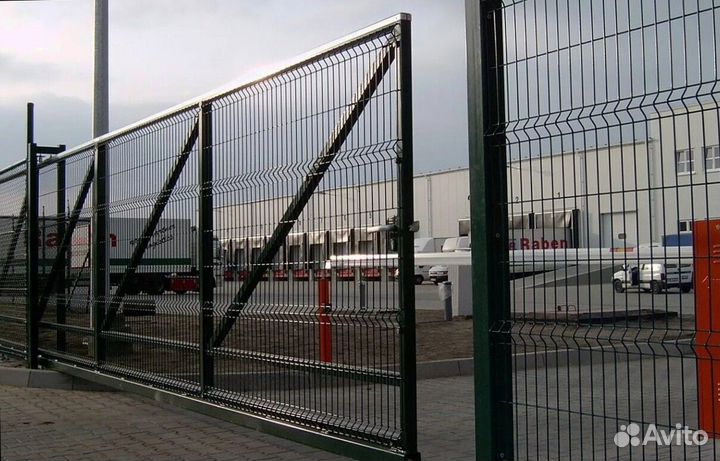 Забор металлический, ворота, калитки с гарантией