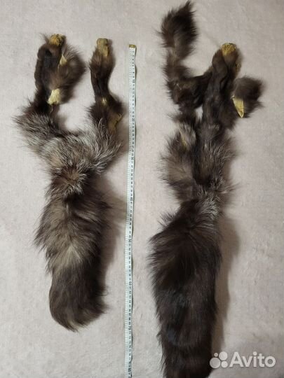 Шкурки чернобурки и норки